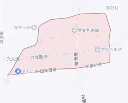 2021廊坊文安最新限行区域地图