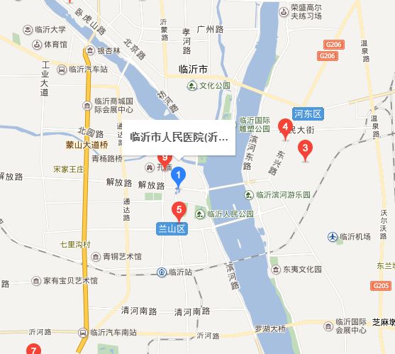 临沂市人民医院怎么走