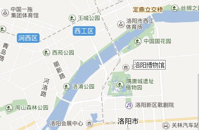 洛阳博物馆地图图片