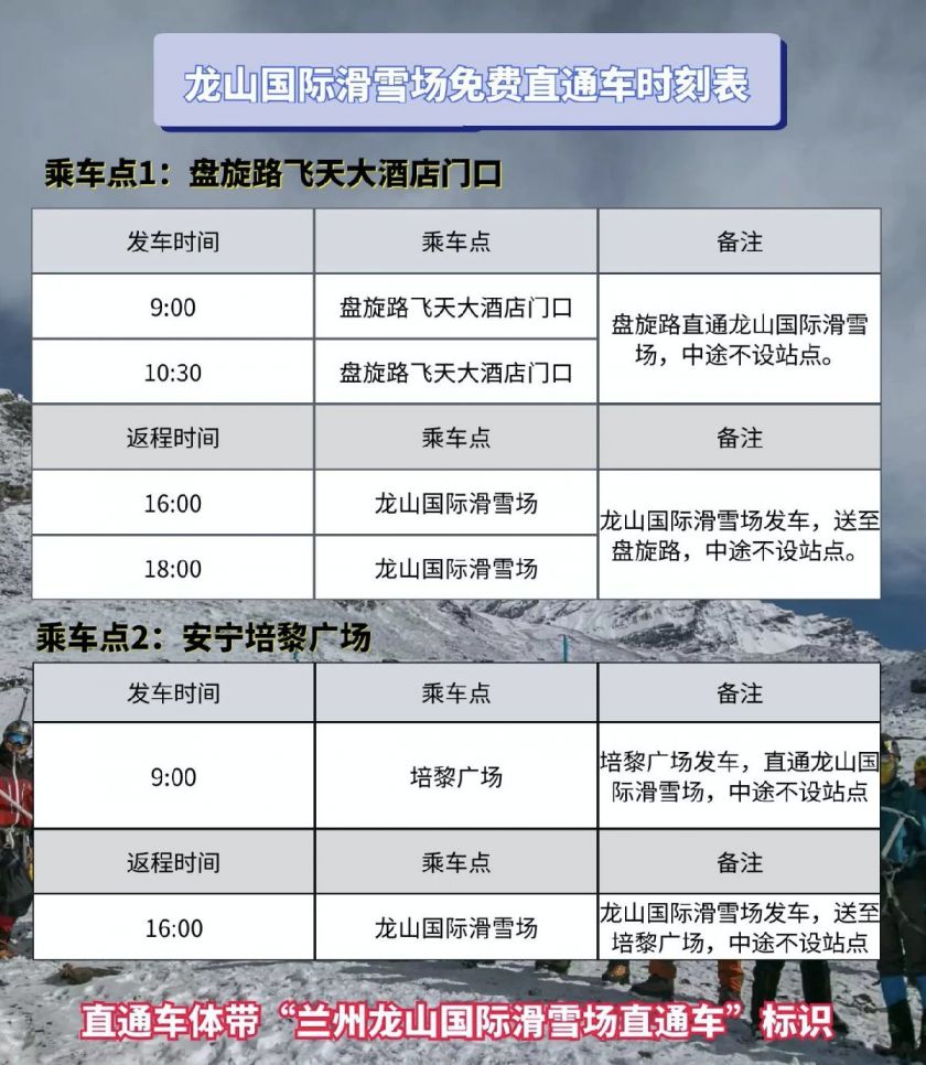 20202021兰州龙山国际滑雪场游玩指南