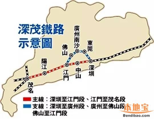 深圳至广西高铁线路图图片