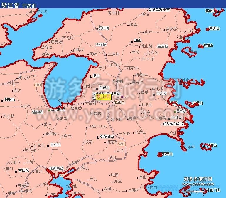 象山县地图全图高清版