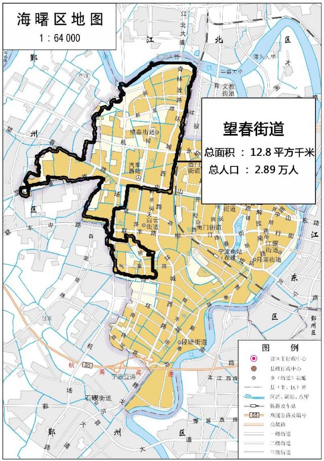 宁波街道划分图海曙区图片