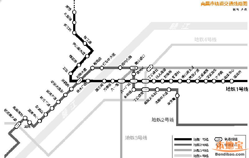 南昌地铁二号线线路图图片