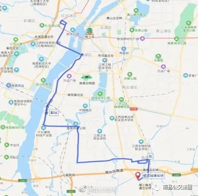 南昌brt2路线图图片