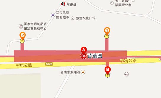 南京苜蓿園地鐵站出口及周邊信息