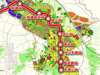 南京宁溧城际轻轨路线图