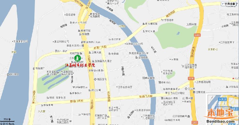 南京城市职业学院地图图片