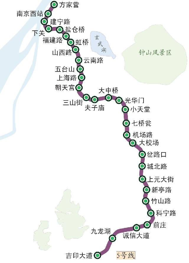 南京地铁五号线站点图片
