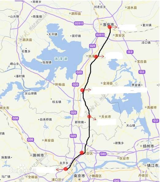 宁淮铁路线路图图片