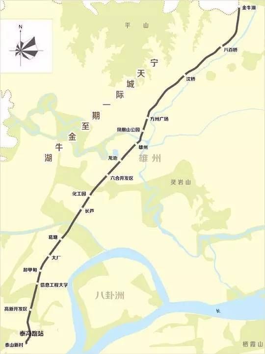 南京地铁s8号线路图图片