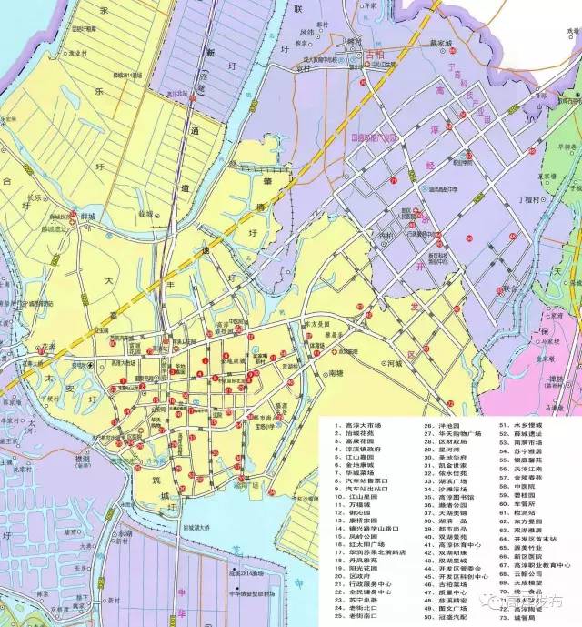 南京市高淳区乡镇地图图片