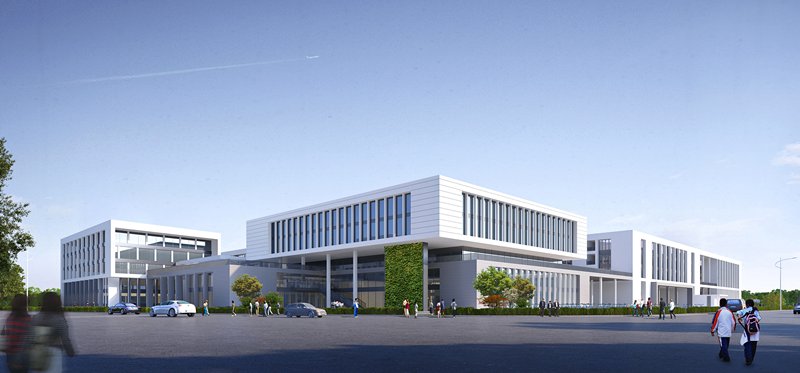 南京江宁区上元中学改扩建工程效果示意图