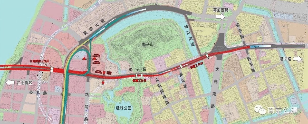 建宁路过江通道最新图图片