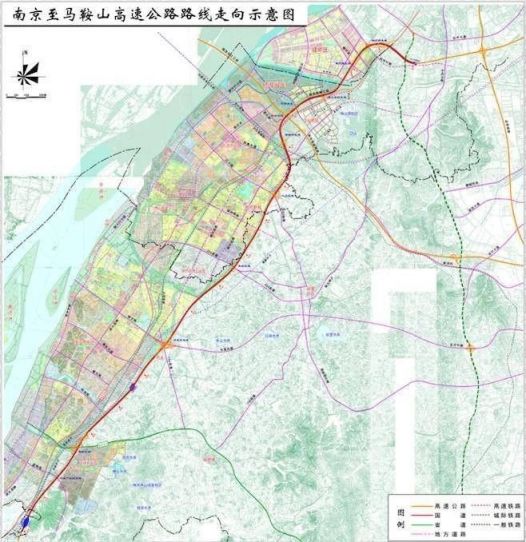 南京寧馬高速公路改擴建項目線路規劃走向