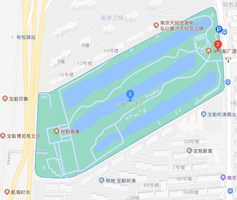 宝船遗址公园参观路线图片