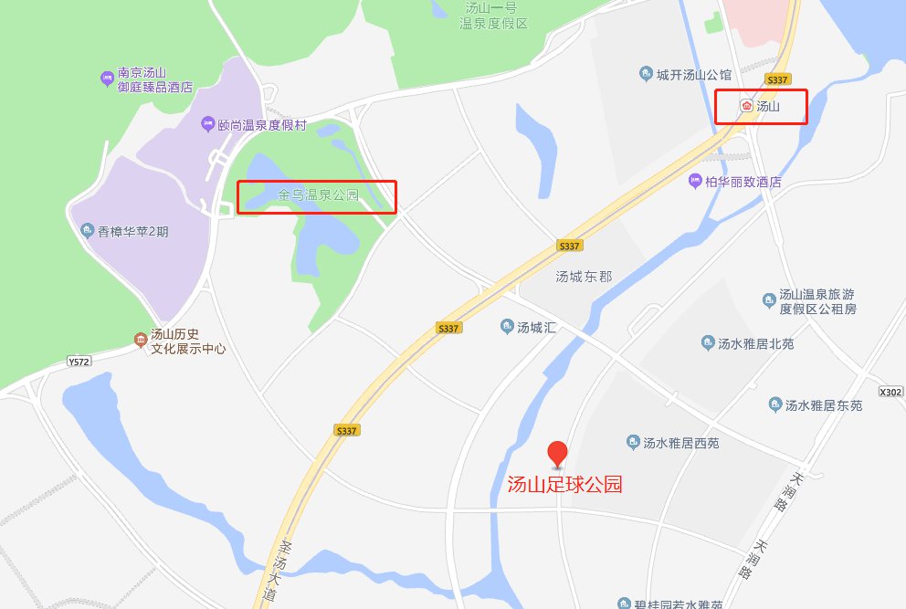 南京汤山高清地图图片