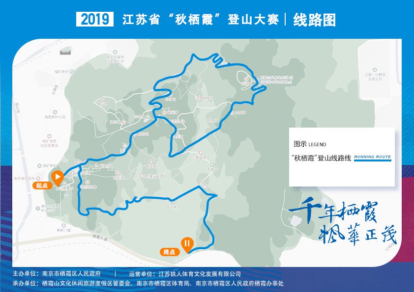 2019南京秋栖霞登山大赛比赛路线是什么(附线路图)