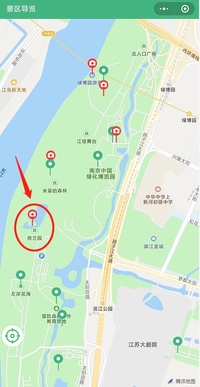南京绿博园景区地图图片