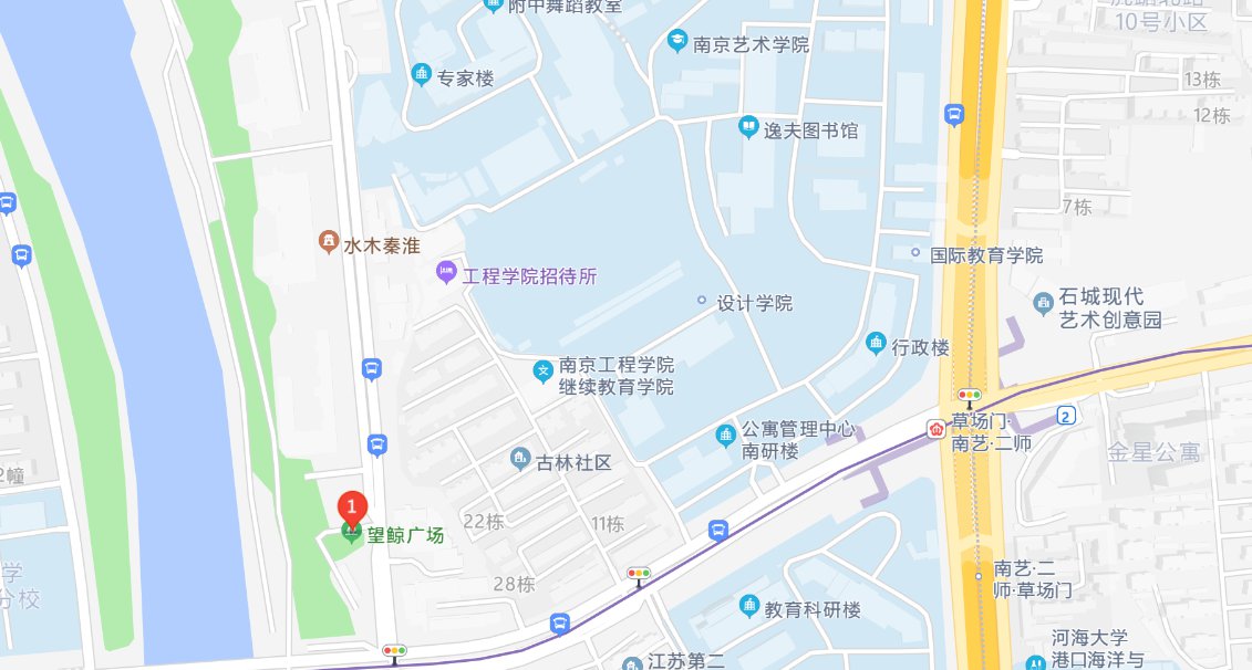 南京艺术学院内部地图图片