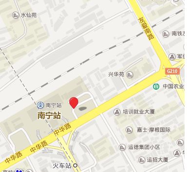 南宁火车站地图图片