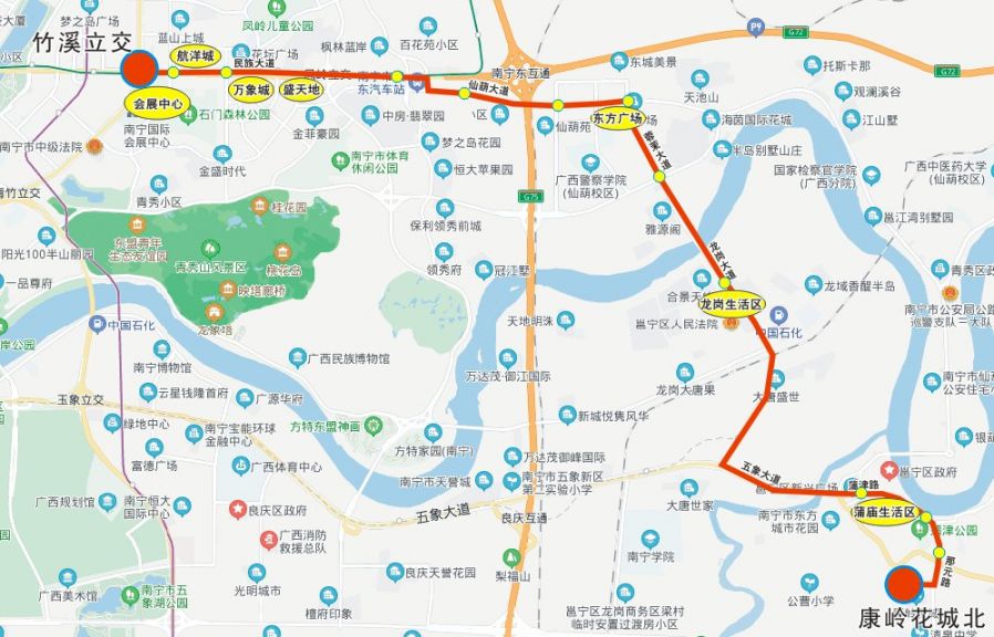 淮南121路公交车路线图图片