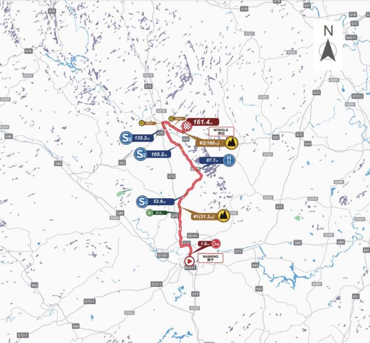 广西355国道全程线路图图片