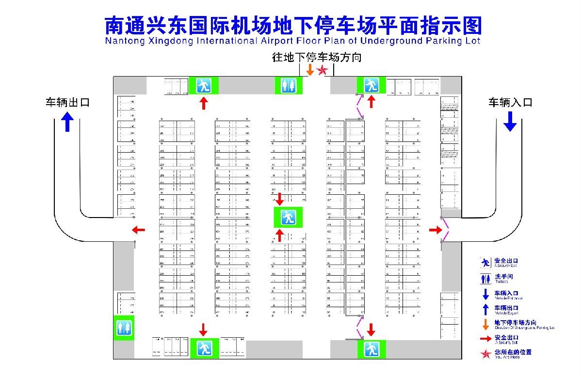 停车场地形图图例图片