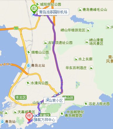 青岛流亭机场大巴车到市区最晚几点?