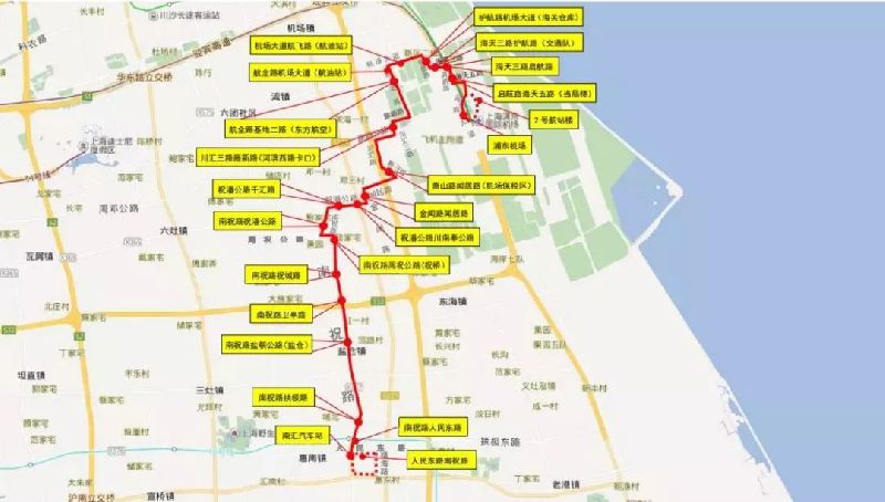 浦东24路公交车路线图图片