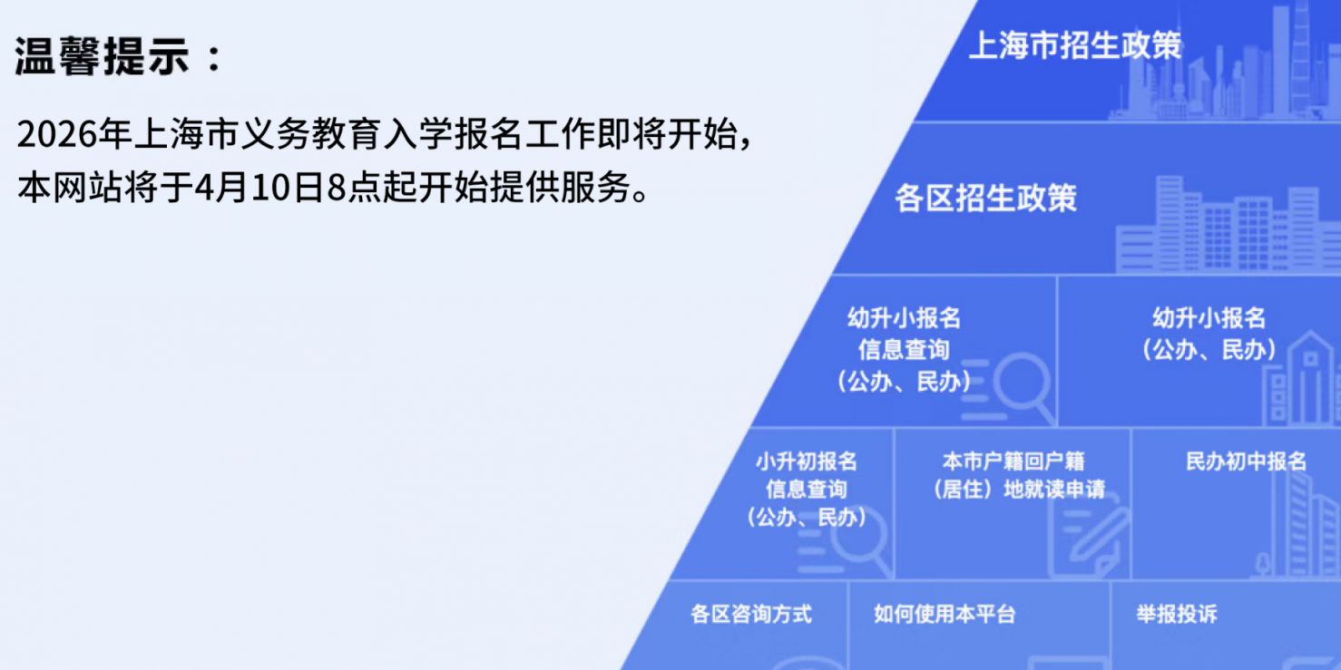 2026年闵行区幼升小入学条件