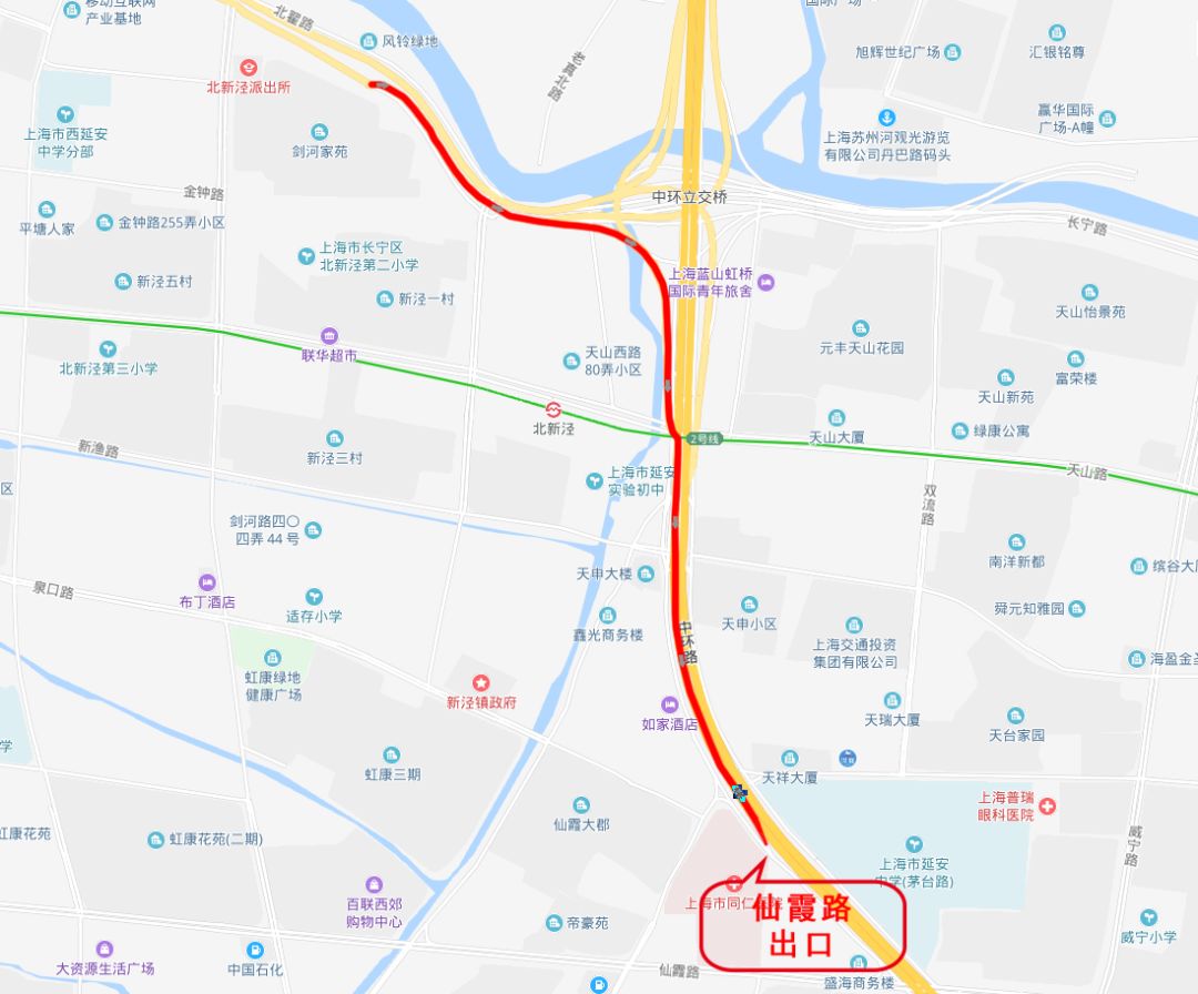 沪长宁区北翟路地下通道全线贯通通车附车辆通行方案