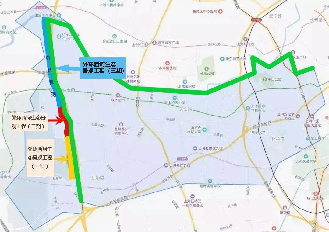 上海苏州河健身步道连通外环绿道   多处亲水平台开放 上海苏州河健身