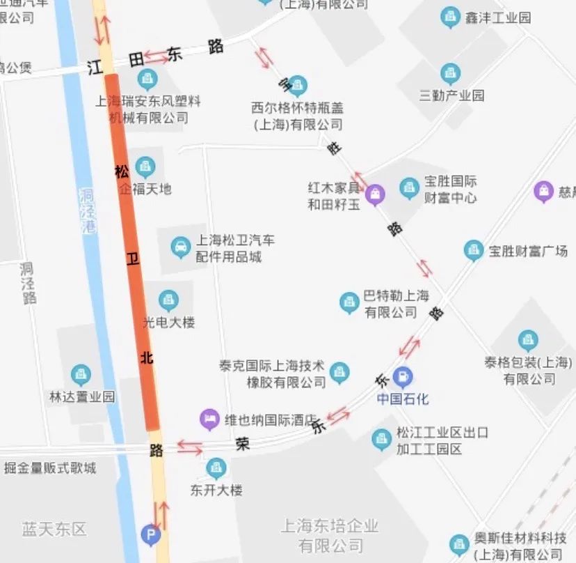 4月11日起上海松卫北路道路改造注意绕行