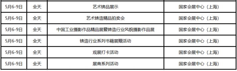 2026上海中国国际铸博会展会详情（时间+展会门票+官网）