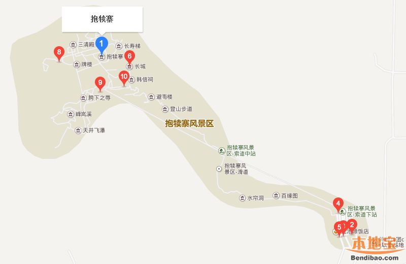 石家庄抱犊寨地图