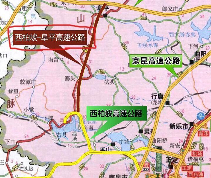 西阜高速北延规划图图片