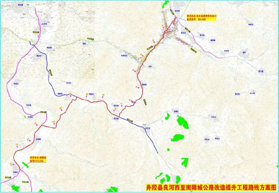 井陉县秀林镇地图图片