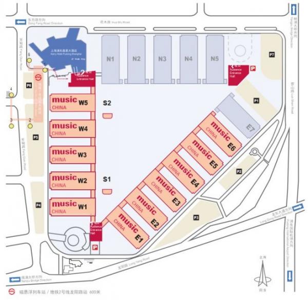 中国(上海)国际乐器展览会展馆分布图- 上海本地宝