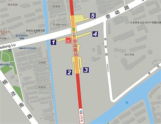 蘇州勞動路地鐵站點信息(周邊/換乘/時刻表)