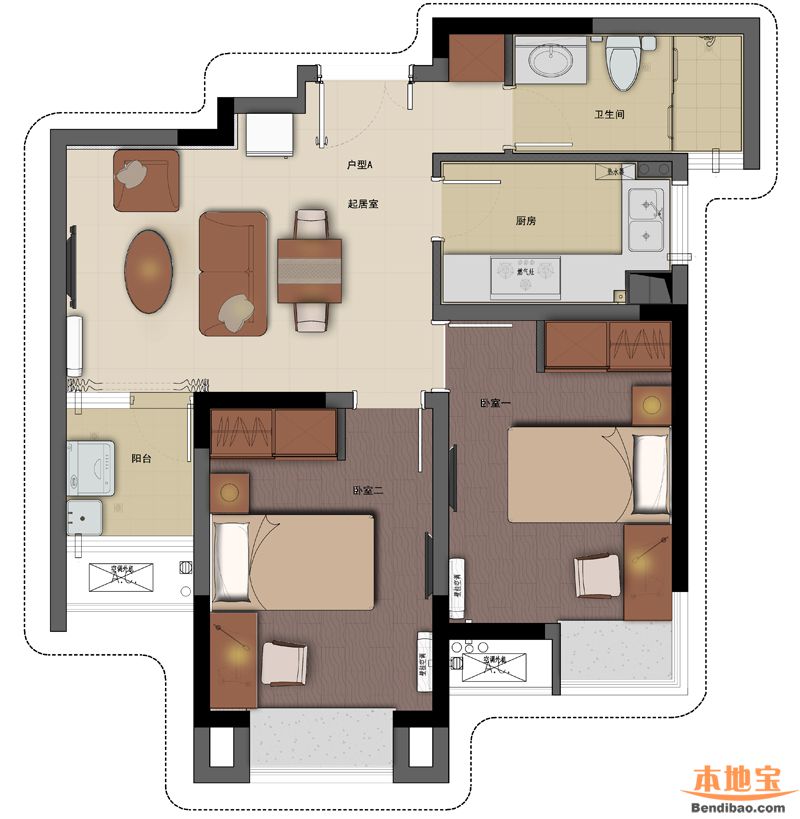 1菁华公寓高级家庭户型3菁华公寓高级家庭户型4公寓周边环境实景图