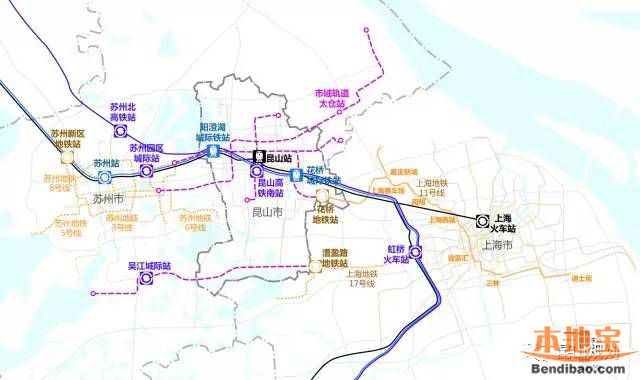 昆山市地铁线网规划一览