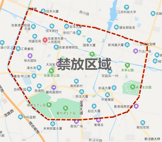 苏州禁燃区域汇总附示意图