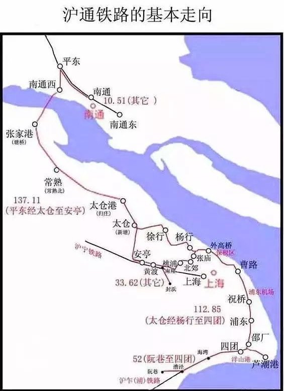 通沪铁路一期太仓段最新线路图