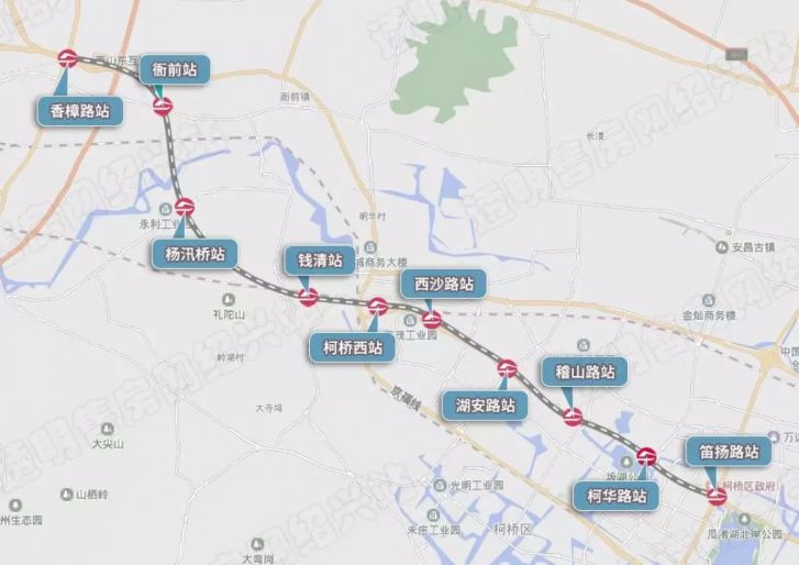 2020杭州柯桥地铁开通最新消息