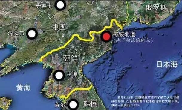 中国地震台网正式测定:01月06日09时30分在朝鲜(疑爆)(北纬41.