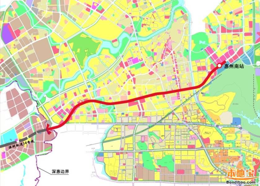 深圳地铁14号线最新线路图曝光 不经过大亚湾