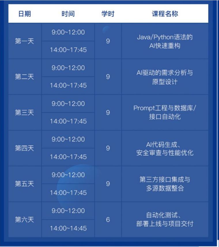 【本地资讯】2026深圳AI辅助编程场景实战免费培训攻略（报名入口+课程大纲）