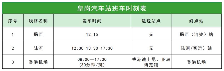 2026五一假期深圳汽车票开售（罗湖+深圳北+深圳机场+皇岗站）
