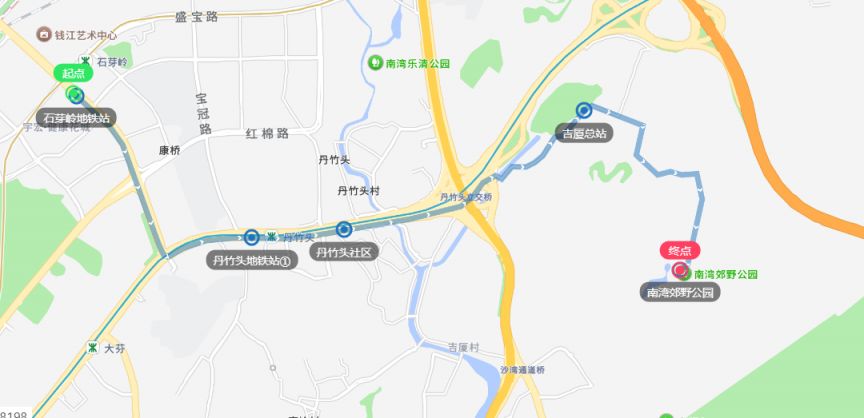 【本地资讯】深圳南湾郊野公园公交车路线